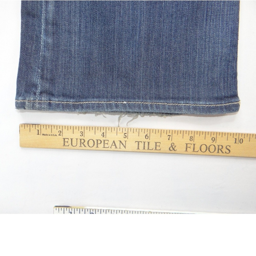 Big Star Y2K Sweet Ultra-Low Rise Bootcut Jeans Womens 29L Embellished Pocket - Picture 7 of 7